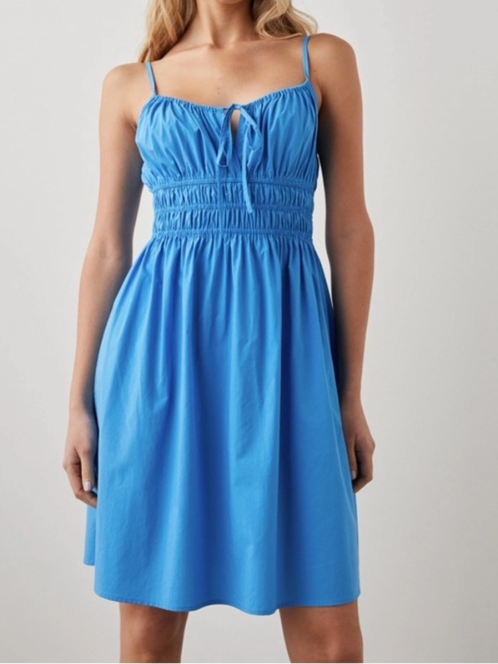 Rails Bright Blue  Thin Strap Mini Dress.  Size small